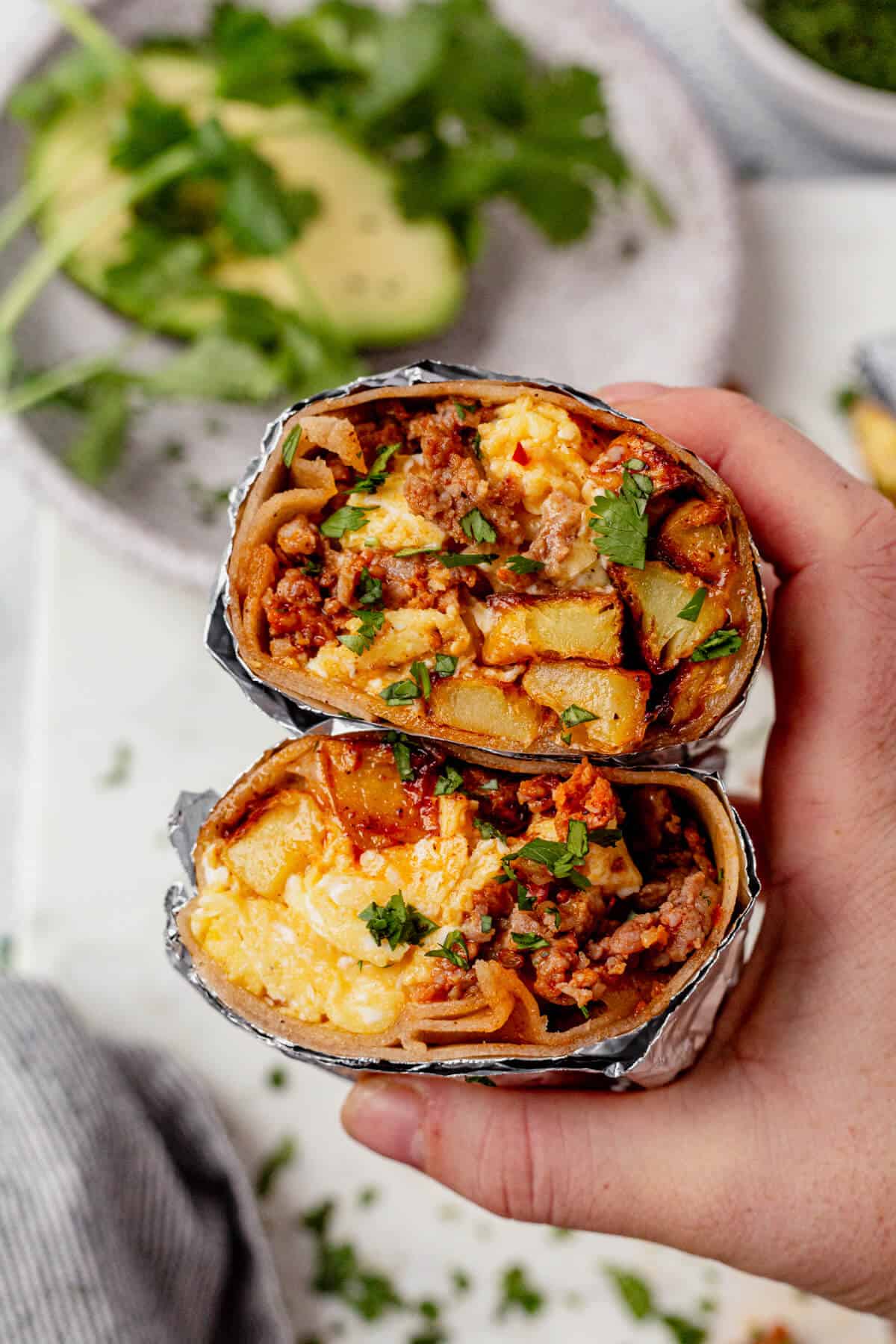 O.G. Red Chorizo Breakfast Burrito