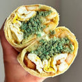 Green Chorizo Breakfast Burrito